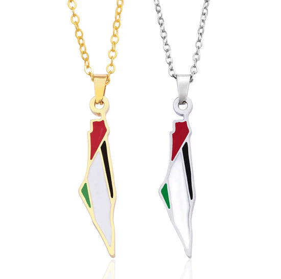Palestinian Flag Necklace - Motivated 