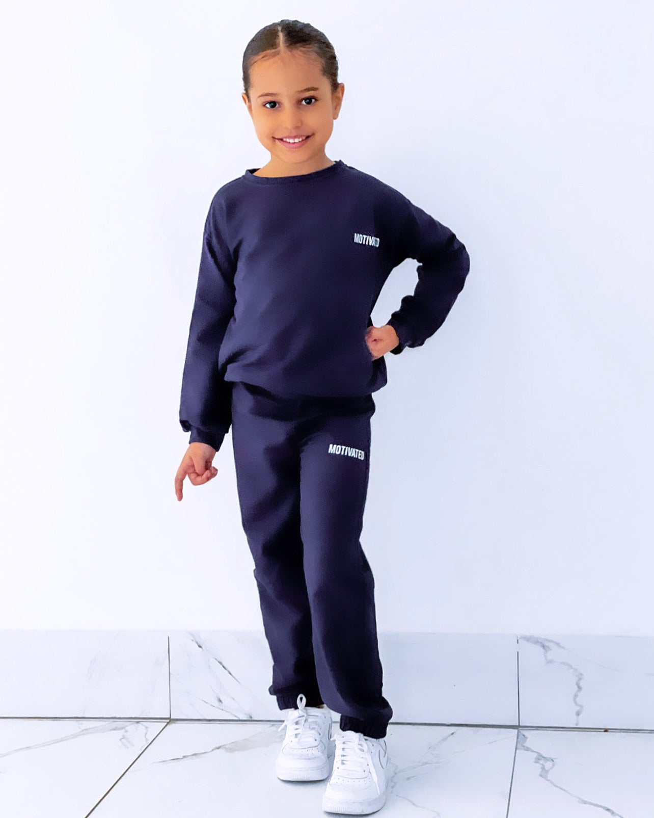 Motivated Kids Crewneck Tracksuit - Motivated 